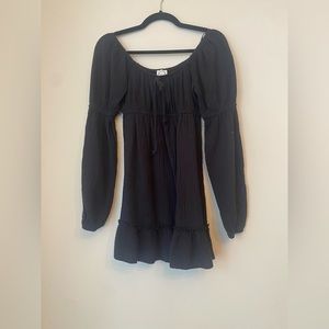 Blue Rain Black Women's dress Size XS long sleeve mini dress